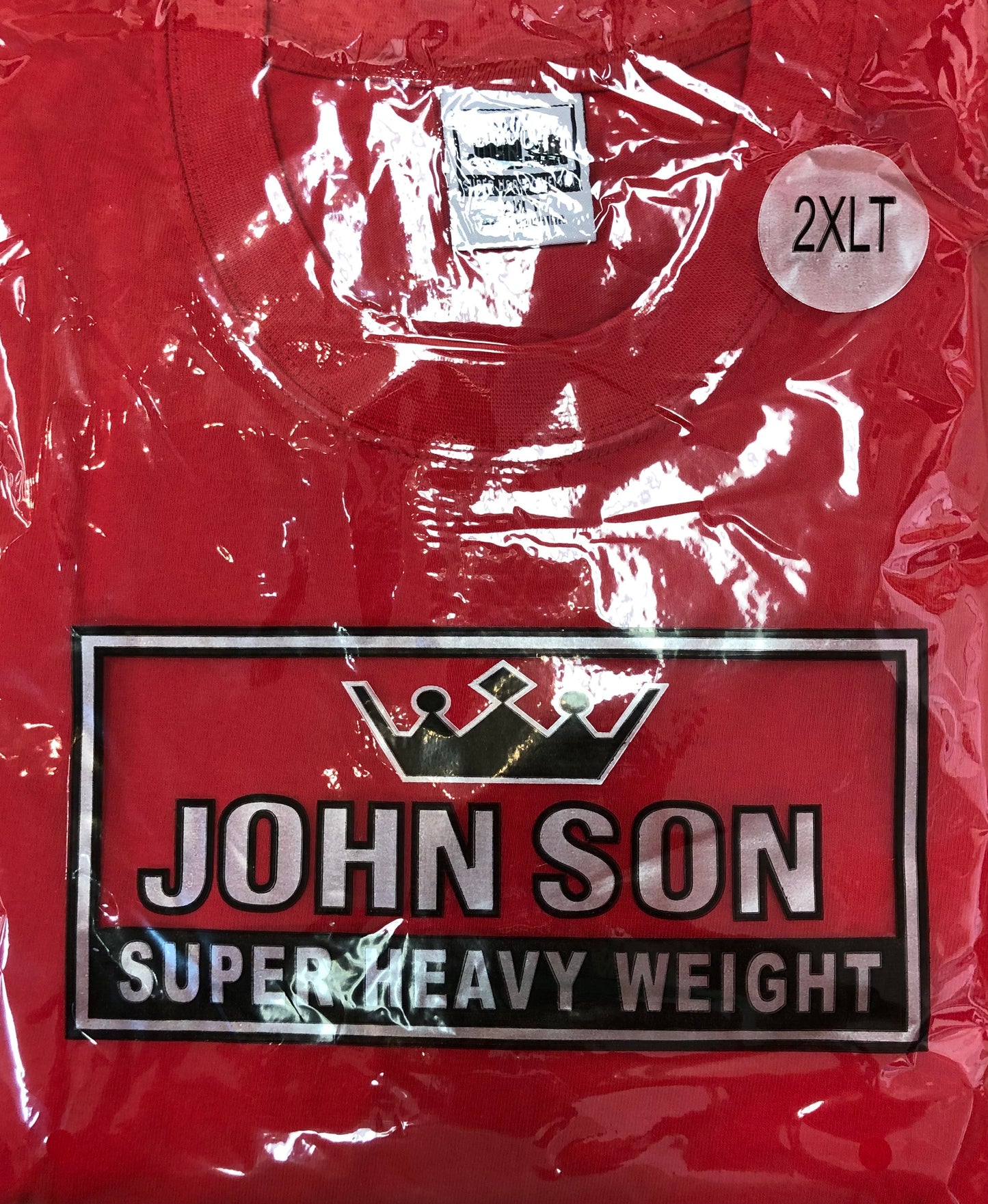 [John Son] Plain Short Sleeve "Tall" T-shirts Round Neck Super Heavy Weight Big Size ***( Black / Brown / Charcoal / Light Grey / Navy Blue / Red / Royal Blue / Timber / White )