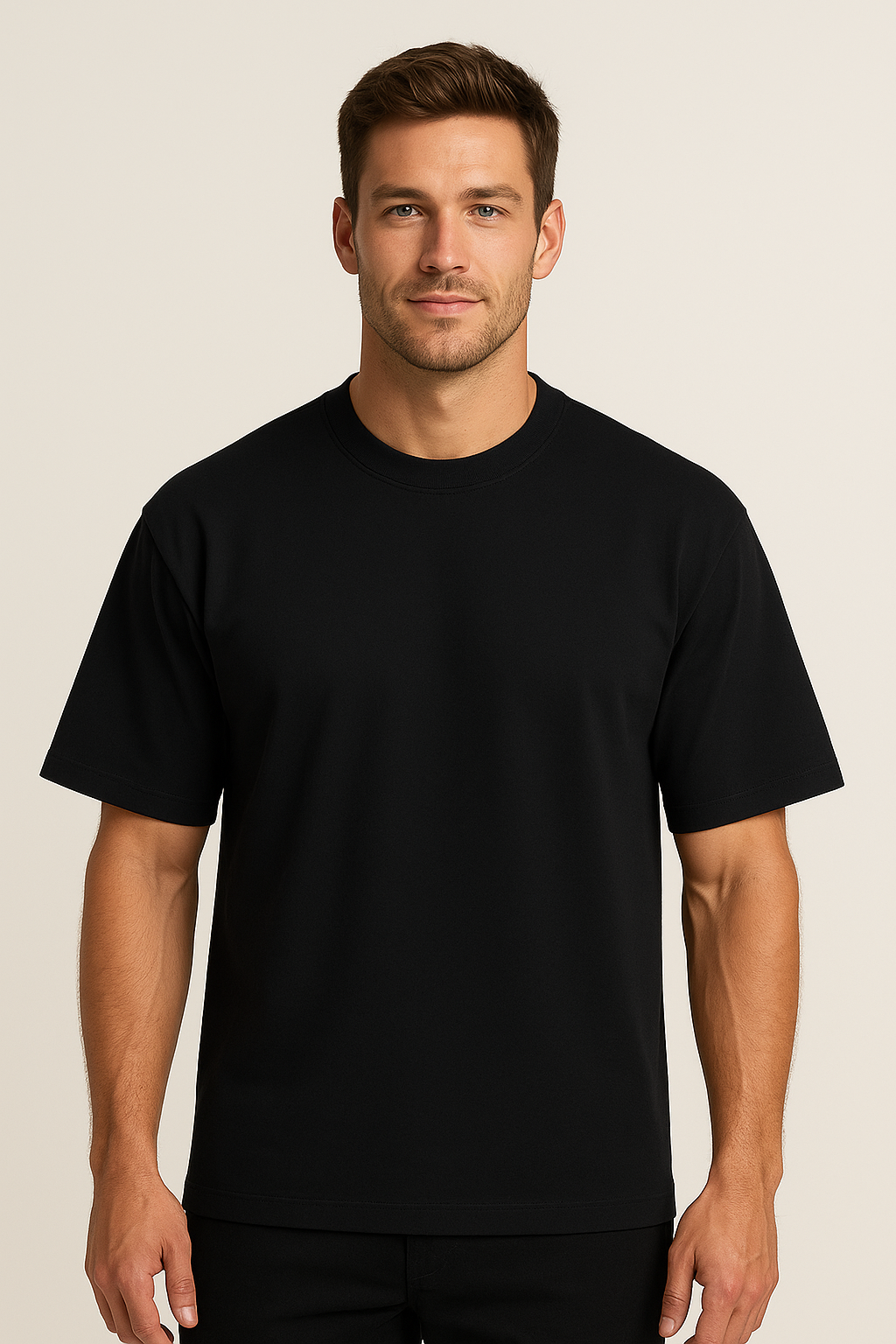 [John Son] Plain Short Sleeve T-shirts Round Neck Super Heavy Weight Big Size ***( Black / Light Grey / Navy Blue / Red / Royal Blue / White )