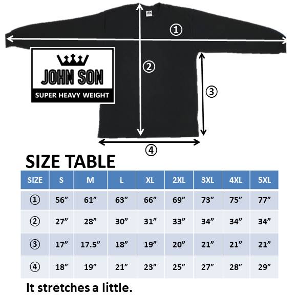 [John Son] Plain Long Sleeve Thermal T-shirts Round Neck Waffle Super Heavy Weight Big Size ***( Black / Light Grey / Navy Blue / Red / Royal Blue / White )