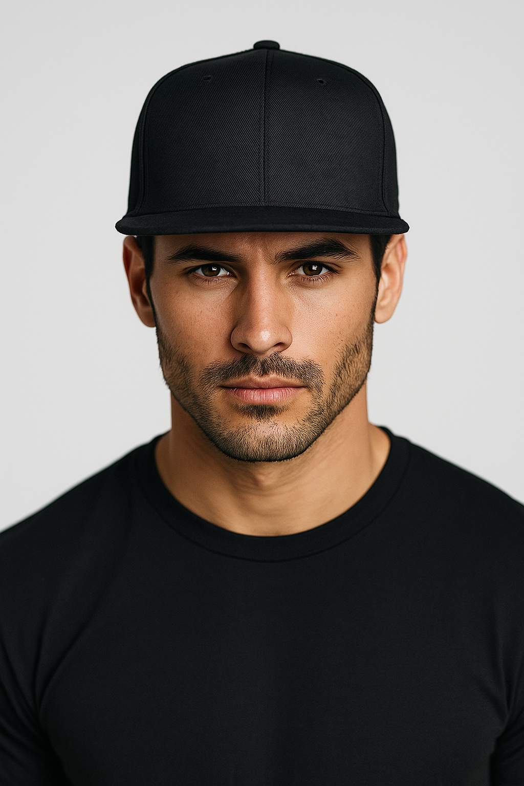 [HATCO] Plain Fitted Caps Flat Bill Sized Hat ***( Burgundy / Charcoal / Khaki / Orange / Purple / Sky Blue / Yellow )
